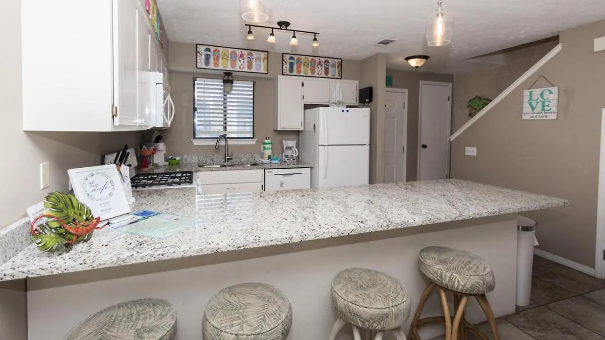 2 Bd 2 And Half Ba Two Story Beach Haven Pet Friendly With Golf Cart Panama City Beach